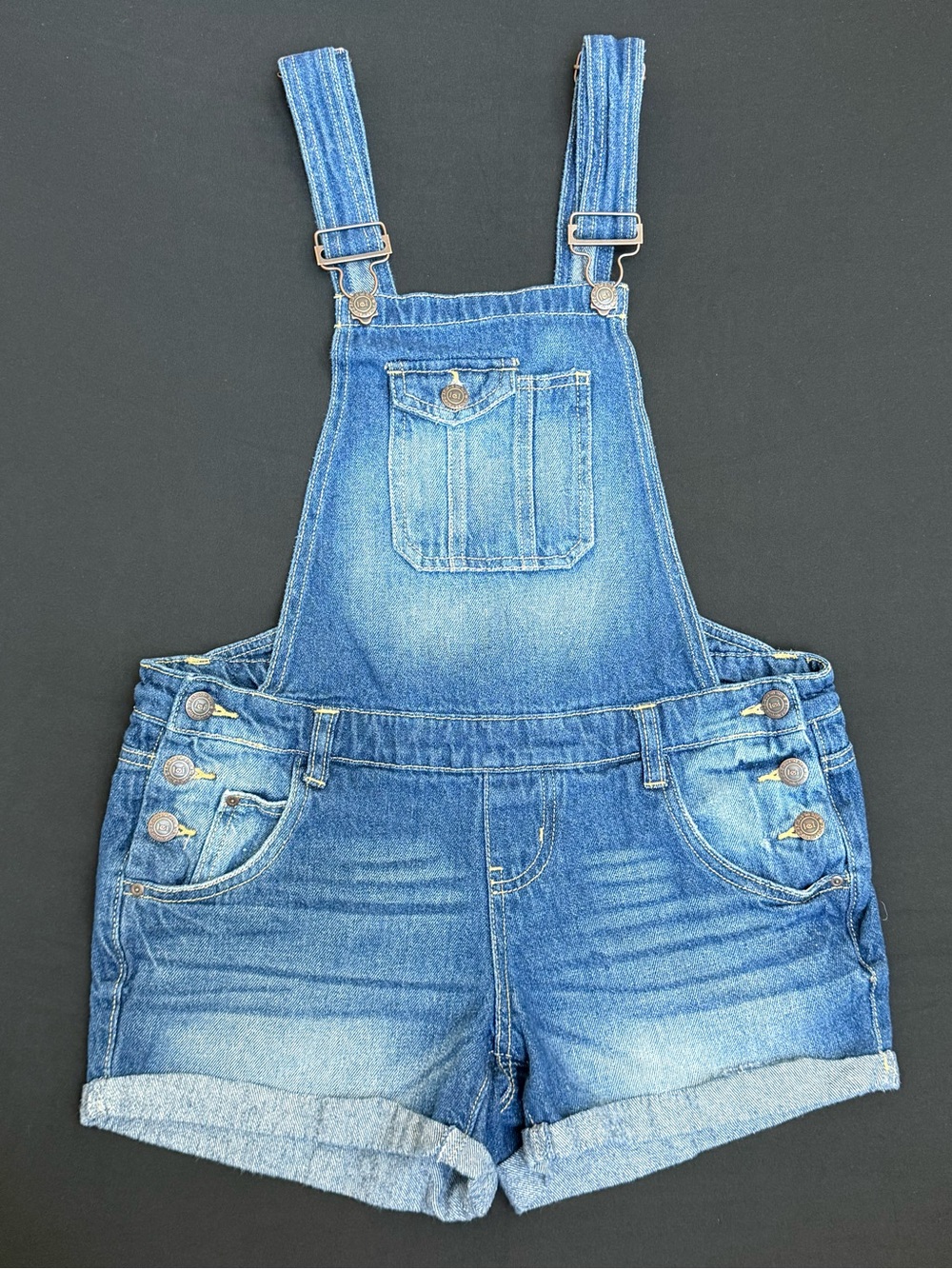 l.e.i. Junior’s Denim Overall Shorts